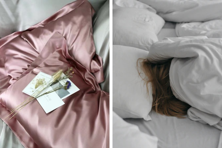 Dormir sur une taie d'oreiller en soie pour avoir une plus belle peau -  Marie Claire