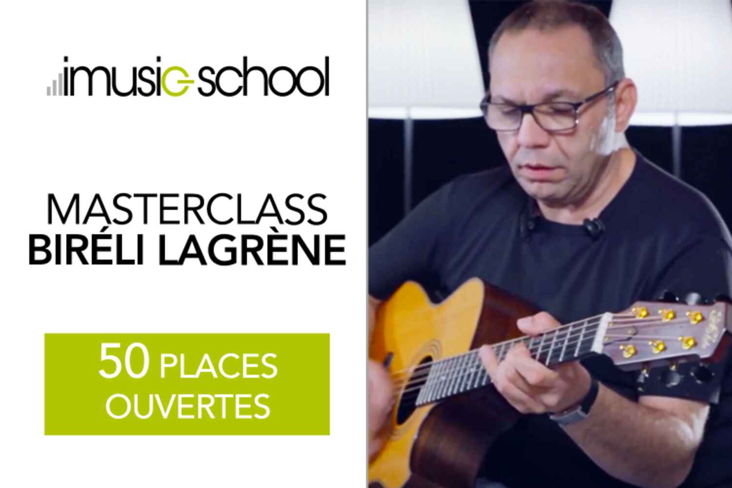 50 places pour suivre une Masterclass avec Biréli Lagrène