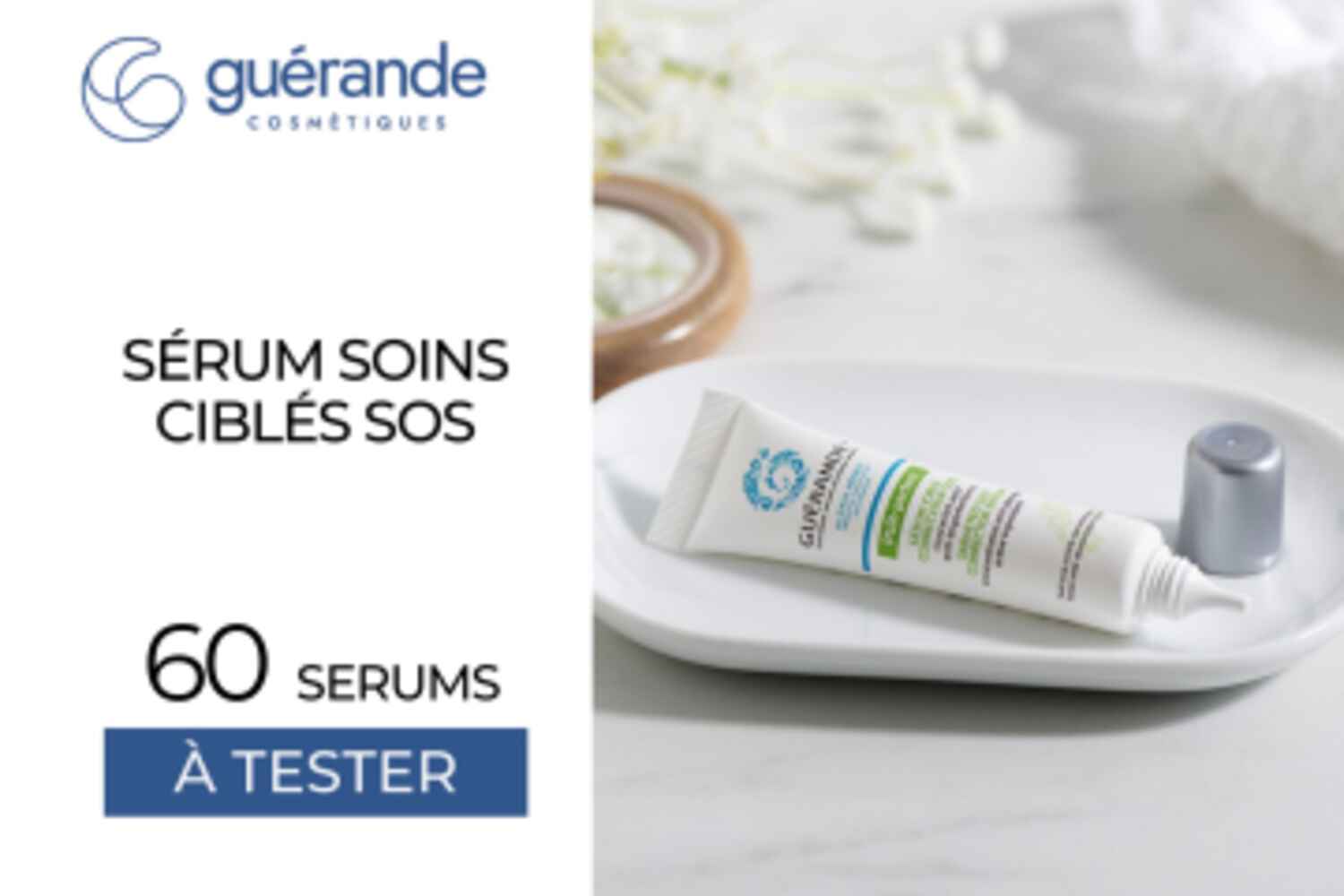 60 Sérums soins ciblés SOS de Guérande Cosmétiques à tester