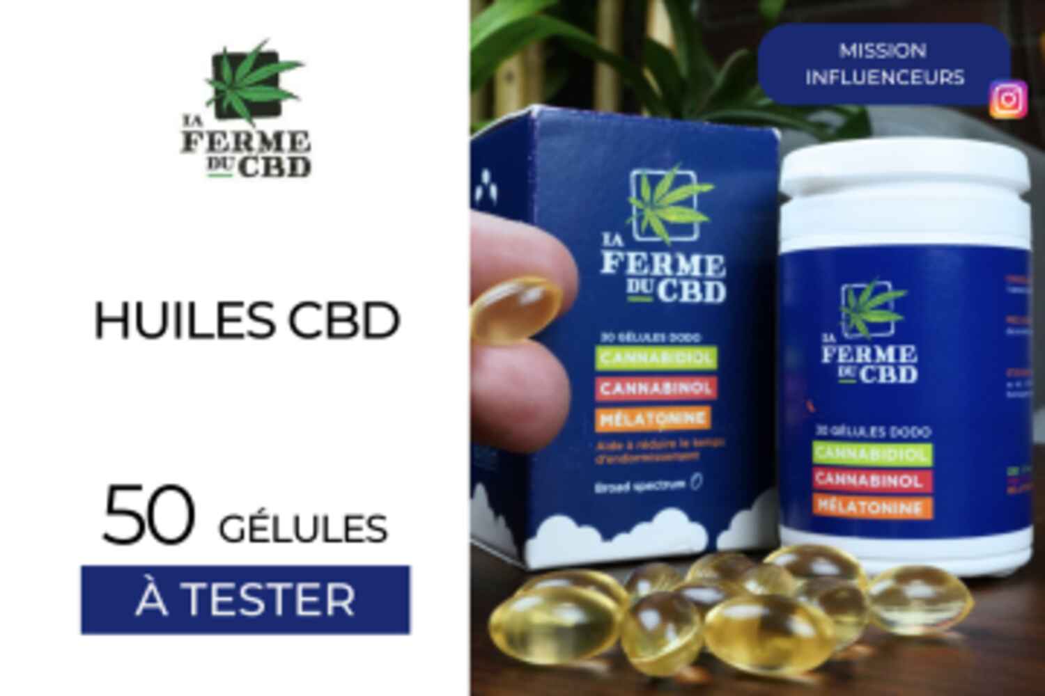 Mission Influence : 50 Gélules DODO à recevoir et tester !