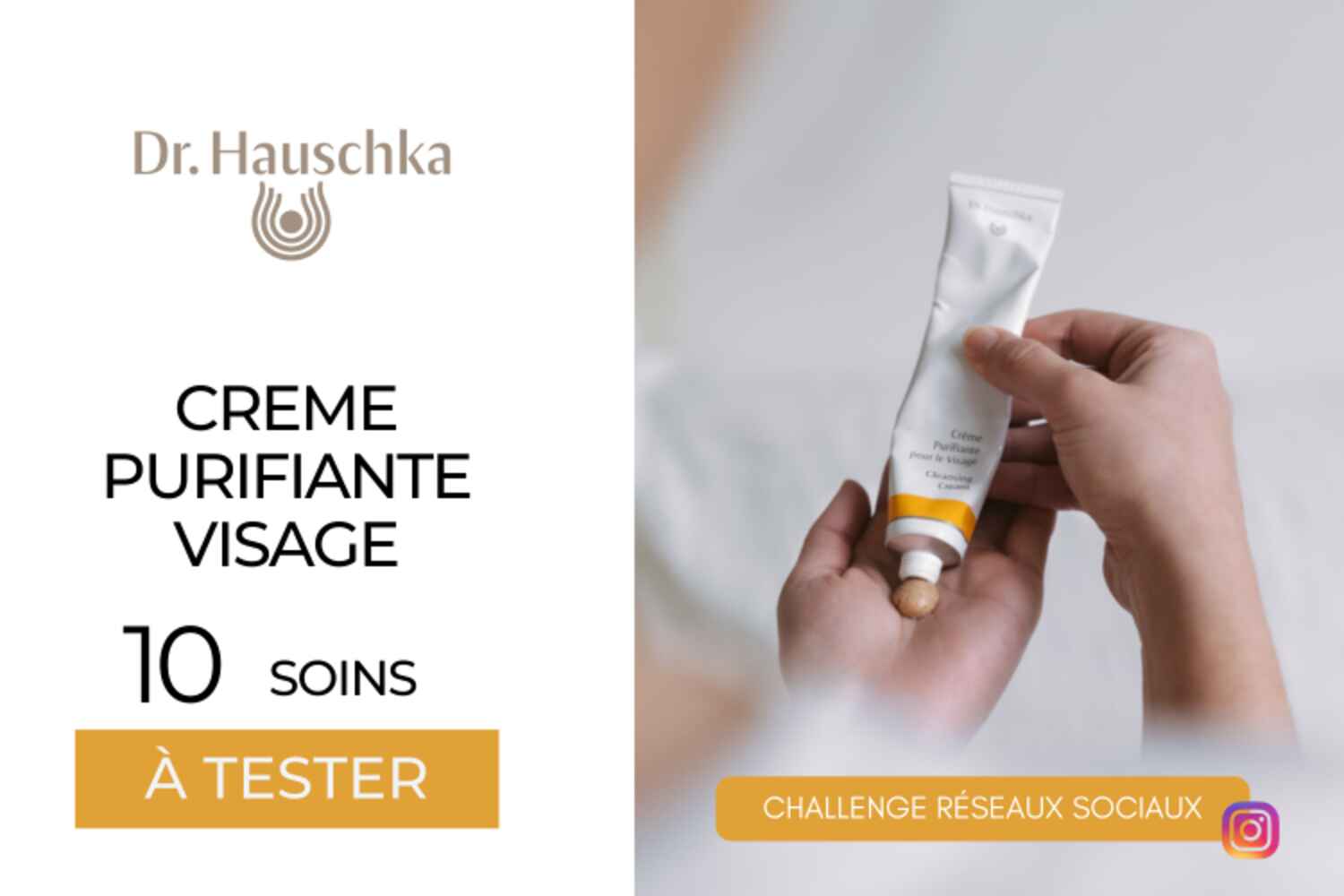Crème Purifiante pour le Visage Dr.Hauschka à tester: Challenge INSTAGRAM