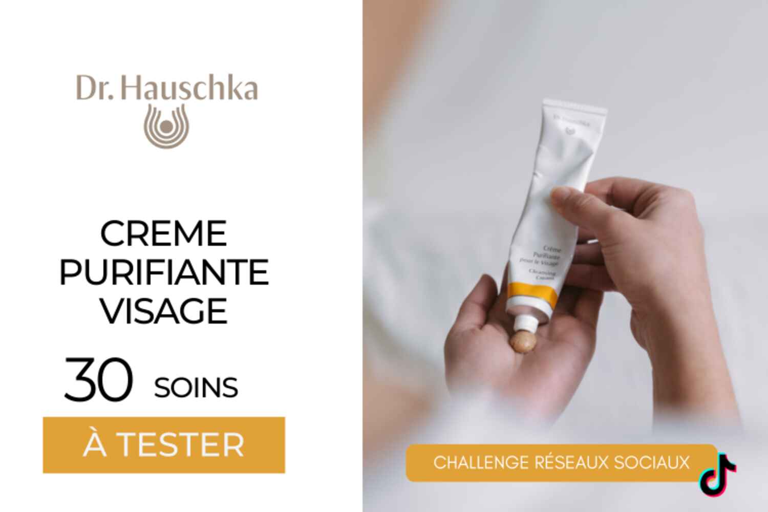 Crème Purifiante pour le Visage Dr.Hauschka à tester: Challenge TIKTOK