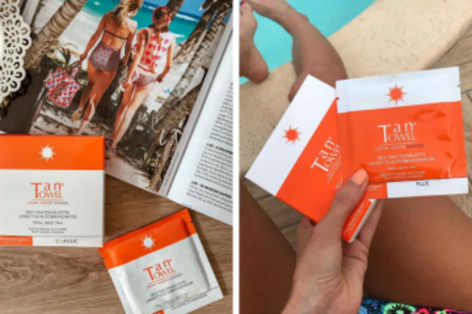 Lingettes Auto-bronzantes TanTowel : avis et résultat du test de produit