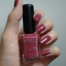 Swatch de DoItWithMe : Nail lacquer - Vernis action fortifiante et durcissante, Kiko
