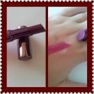 Swatch de cosmetic-madness : Rouge à lèvres Revolution, Urban Decay