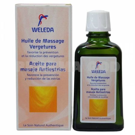 Weleda Mama Huile de Massage Vergetures, emballage à tester 10 ml