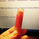 Swatch de ath2b : Baby Lips Baume à Lèvres Teinté, Maybelline New York