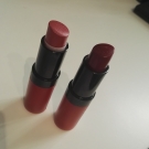 Swatch de Valentine.D : Lasting Finish Matte Kate Moss, Rimmel london