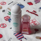 Swatch de monjulimonde : Gel mains nettoyant, Merci Handy