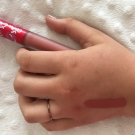 Swatch de EloBeth02 : Velvetines Matte Lipstick, Lime Crime