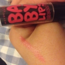 Swatch de nono27 : Baby Lips Baume à Lèvres Teinté, Maybelline New York