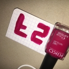 Swatch de nono27 : Nail lacquer - Vernis action fortifiante et durcissante, Kiko