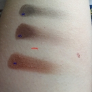 Swatch de xVicky : Palette : Burgundy de chez Mac, Mac