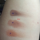 Swatch de xVicky : Palette : Burgundy de chez Mac, Mac