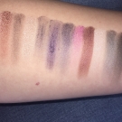 Swatch de xVicky : In the Night Palette, W7 Cosmetics