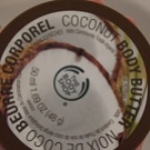 Swatch de katniss59 : Beurre Corporel Noix de Coco, The Body Shop