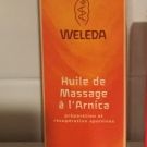 Swatch de Testeuse beaute party  : Huile de Massage à l'Arnica, Weleda