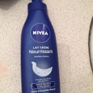 Swatch de Testeuse beaute party  : Lait Crème Nourrissant, Nivea
