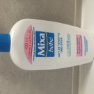 Swatch de Testeuse beaute party  : Lait de toilette très doux, Mixa