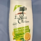 Swatch de Testeuse beaute party  : Crème douche extra douce Verveine Citron, Le Petit Olivier