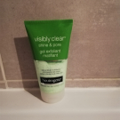 Swatch de Testeuse beaute party  : Gel Exfoliant Matifiant Visibly Clear Shine & Pore, Neutrogena