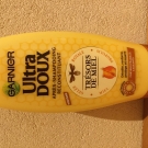 Swatch de garance_ollv : Après-shampooing Reconstituant Trésor de Miel, Garnier