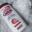 Swatch de Mlletoutsimplement : Gel douche hypoallergénique, Cadum