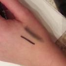 Swatch de alsaceetmoi : Intensive Khol Eyeliner, P2 cosmetics
