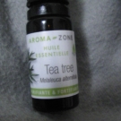 Swatch de OUMMMI : Huile Essentielle Tea Tree, Aroma-Zone