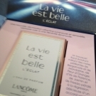 Swatch de Glycine : La Vie est Belle Eau de parfum, Lancôme