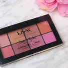 Swatch de zahia maz : Sweet Cheeks  Adorables Joues Palette de Fards à Joues, NYX