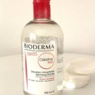 Swatch de zahia maz : Créaline H2O Solution Micellaire Démaquillante, Bioderma