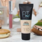 Swatch de zahia maz : Fitme Matte Poreless, Maybelline New York