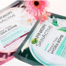 Swatch de zahia maz : Masque SkinActive Hydra Bomb, Garnier