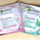Swatch de zahia maz : Masque SkinActive Hydra Bomb, Garnier