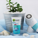 Swatch de zahia maz : Nettoyant 3 en 1 Skin active, Garnier