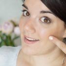 Swatch de Mon billet poudré : Terre Cuite Nacrée, Boho Green