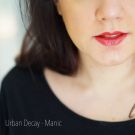 Swatch de Mon billet poudré : Rouge à lèvres Revolution, Urban Decay