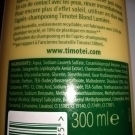 Swatch de Linab7 : Après-Shampoing blond lumière, Timotei