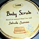 Swatch de Linab7 : Gommage aux sels de la Mer Morte, Sabon