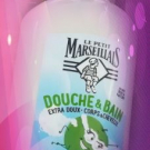 Swatch de Linab7 : Douche & Bain Extra Doux Corps & Cheveux Pommes, Le Petit Marseillais