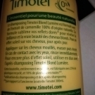 Swatch de Linab7 : Après-Shampoing blond lumière, Timotei