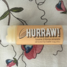 Swatch de amcmt : Baume à lèvres, Hurraw