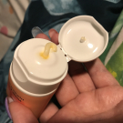 Swatch de Zazadu17 : Crème Extra Douce Pêche Blanche, Le Petit Marseillais