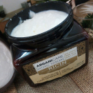 Swatch de carollaan : Masque renforçateur à l'huile de ricin, Arganicare