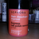 Swatch de Amélie45 : Bain Dissolvant Express, Sephora