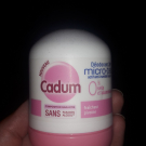 Swatch de sina88 : Déodorant Micro Talc Bille Pivoine, Cadum