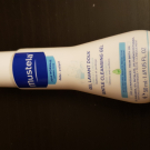 Swatch de Aureloouw : Gel lavant doux, Mustela