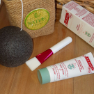 Swatch de Layneehashtag : Masque Vert Cataplasme, Akane