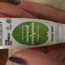 Swatch de mkxnoemie : Natural thoothpaste, Birchbox